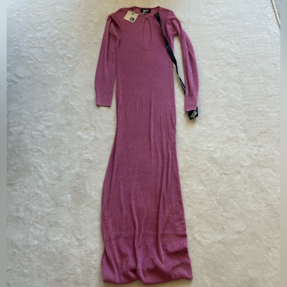 SER.O.YA CARMEL METALLIC KNIT
MAXI DRESS - Picture 6 of 7